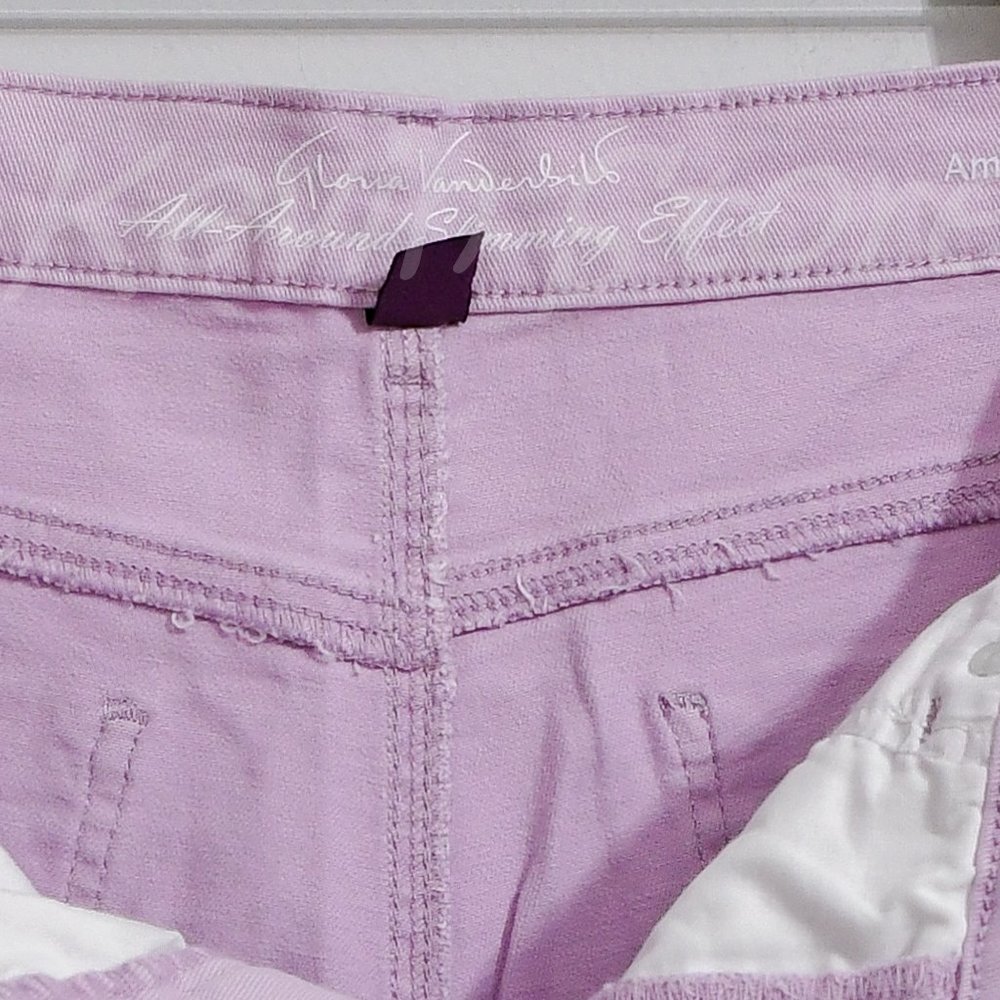 NWT Gloria Vanderbilt Ladies' Amanda Short Purple - Picture 7 of 9